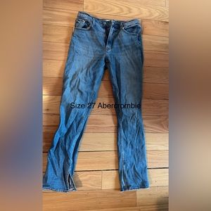 Abercrombie jeans size 27 mid rise